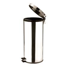 Pedaleimer 30L  Edelstahl